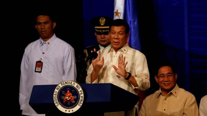 Presiden Filipina Rodrigo Roa Duterte. 