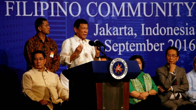 Kunjungan Presiden Filipina Rodrigo Duterte ke Jakarta.