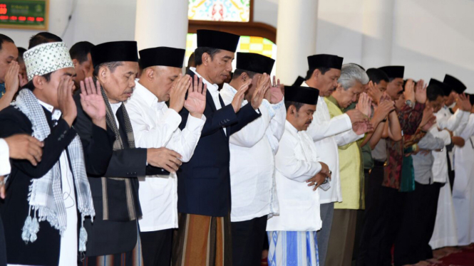 Presiden Shalat Idul Adha di Banten