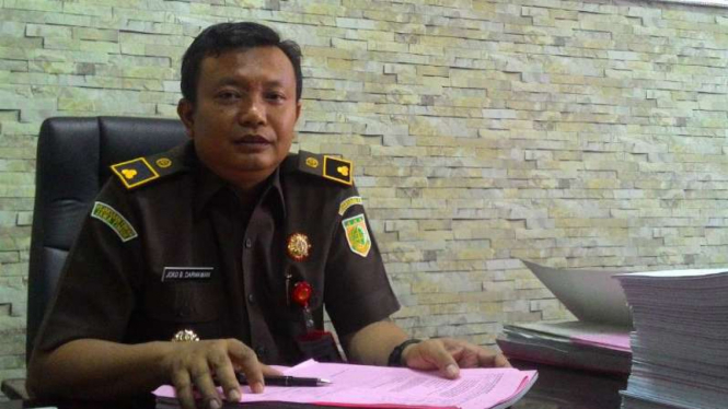 Kepala Seksi Pidana Umum Kejaksaan Negeri Surabaya, Joko Budi Darmawan, di kantornya di Surabaya pada Selasa, 13 September 2016.