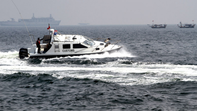 Patroli Laut Bea Cukai Gagalkan Selundupan di Perairan Punggur Batam