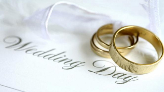 Ilustrasi cincin pernikahan.