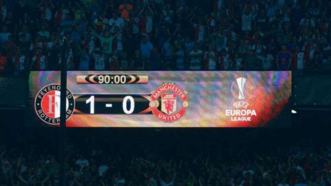 Hasil pertandingan Liga Europa Feyenoord vs Manchester United