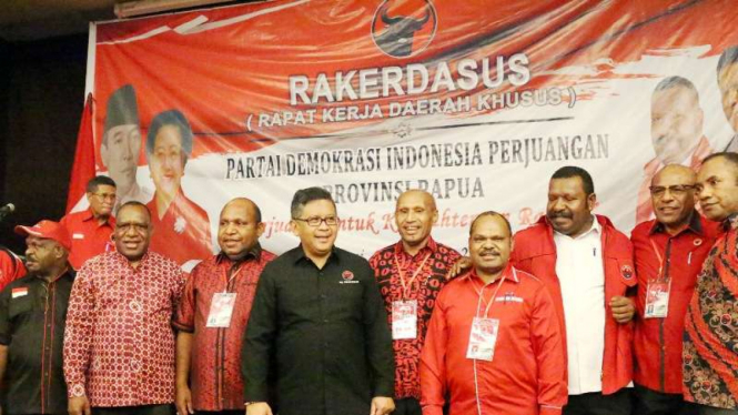 Deklarasi Calon Kepala Daerah dari PDIP di Papua