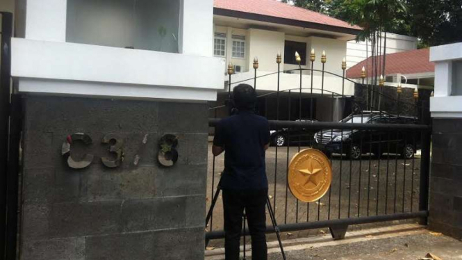 Rumah Irman Gusman di Jalan Denpasar C3 Nomor 8 Jakarta Pusat.