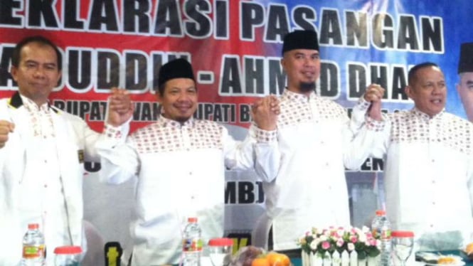 Deklarasi pasangan calon bupati dan wakil bupati Bekasi, Sa’aduddin – Ahmad Dhan