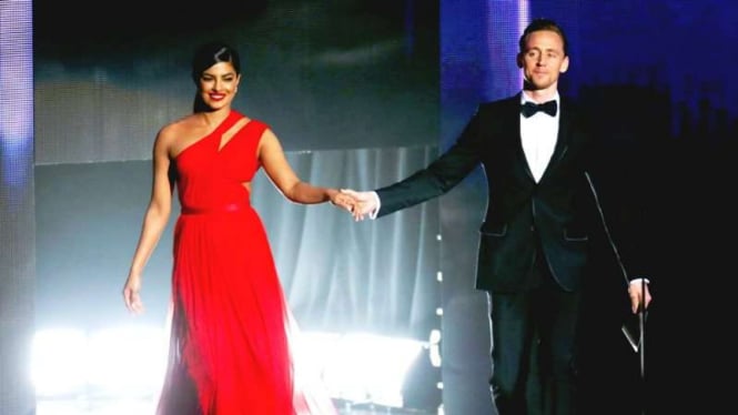 Priyanka Chopra dan Tom Hiddleston