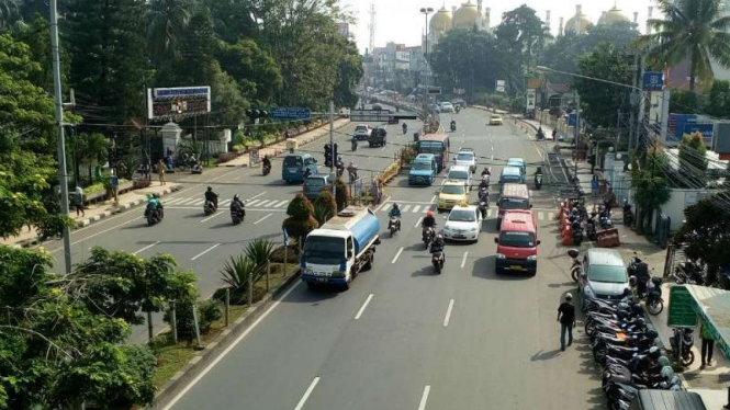 Suasana kawasan Margonda Depok