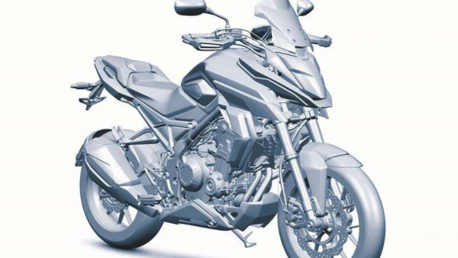 Gambar desain Honda CMX500AH.