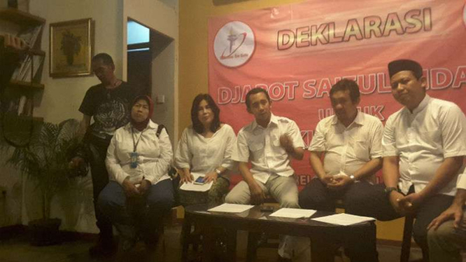 Sejumlah relawan dukung Djarot Saiful Hidayat maju Pilkada DKI 2017