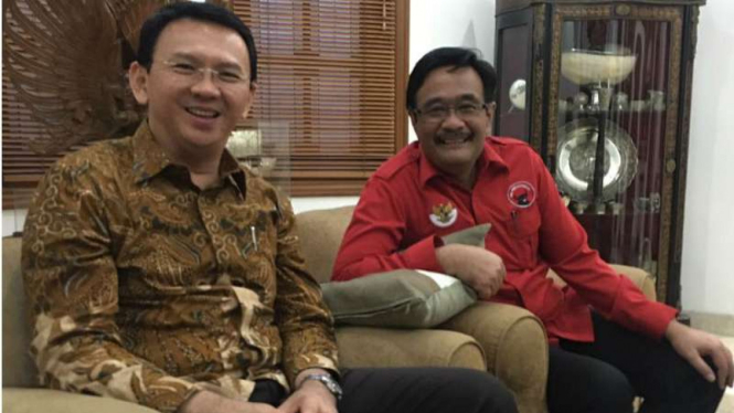 Basuki Tjahaja Purnama dan Djarot Saiful Hidayat.