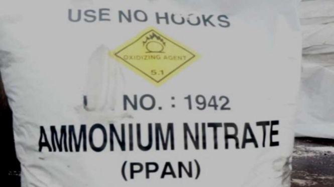 Bahan peledak jenis Ammonium Nitrate asal Malaysia dikirim ke Sulawesi
