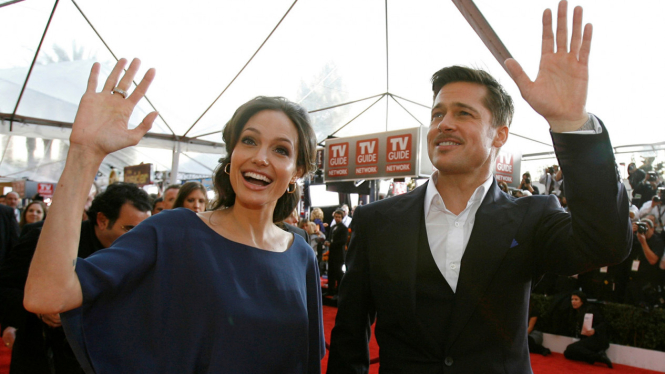 Kemesraan pasangan Brad Pitt dan Angelina Jolie tinggal kenangan