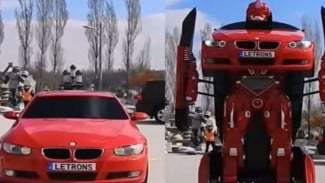 VIDEO: Keren, Mobil BMW Jadi Robot Transformers