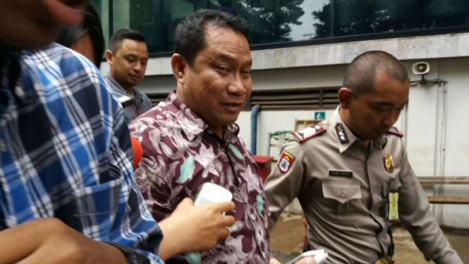 Ketua Komisi V DPR, Fary Djemi Francis, usai diperiksa KPK.