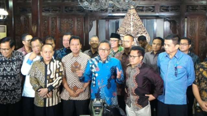 PAN, PPP, PKB, dan Demokrat bertemu di Cikeas, Bogor, Rabu malam, 21 September 2016.