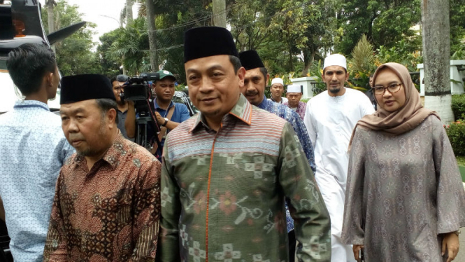 Pendukung Sandiaga Uno datangi rumah SBY