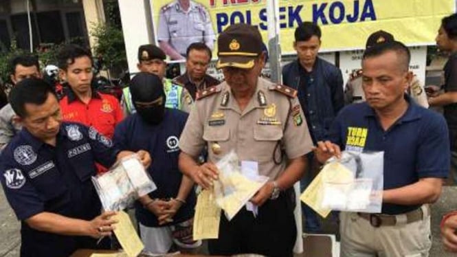 Polsek Koja ungkap jaringan sabu dari lapas