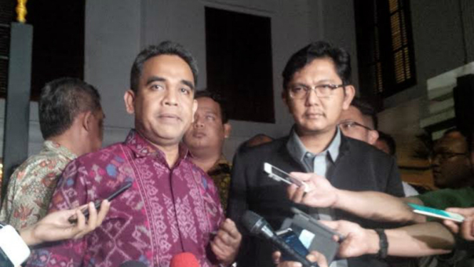 Sekjen Gerindra, Ahmad Muzani dan Sekjen PKS, Mustofa Kamal