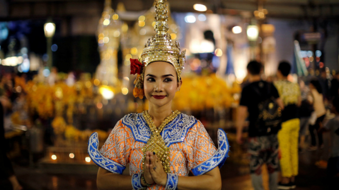 Kuil Erawan di Bangkok.