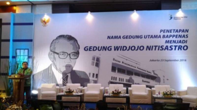 Bappenas Resmikan Gedung Widjojo NItisastro 