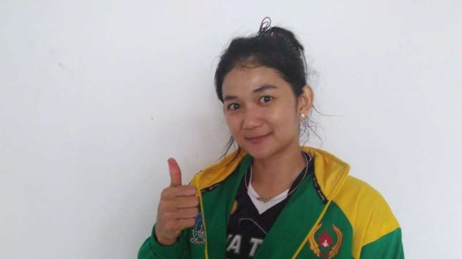 Atlet Voli cantik di PON Jawa Barat 2016, Maya Indri.