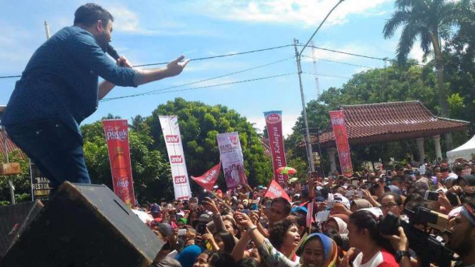 Ridho Rhoma di acara Ada ANTV di Palembang