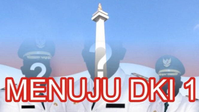 Mendukung Pilkada DKI Jakarta.