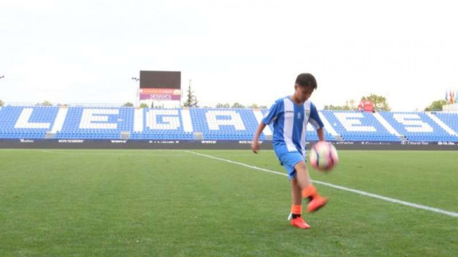 Pesepakbola cilik Indonesia, Tristan Alif Naufal.