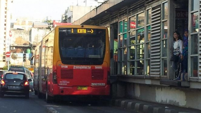 Bus TransJakarta/Ilustrasi.