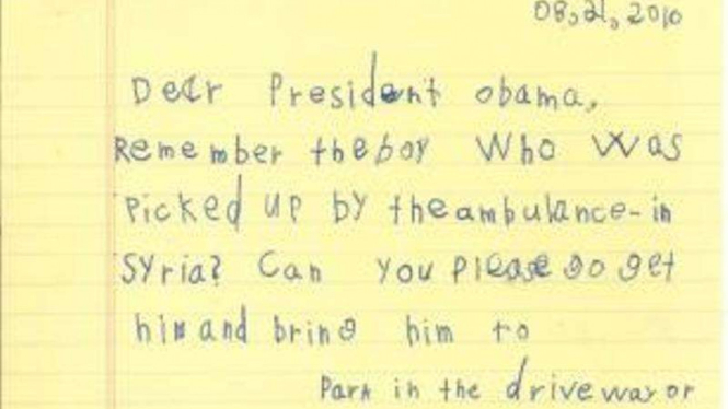Surat untuk Obama.