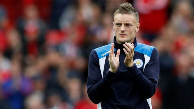 Penyerang Leicester City, Jamie Vardy