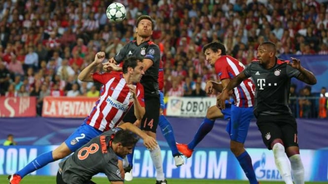 Pertandingan Atletico Madrid kontra Bayern Munich di Liga Champions