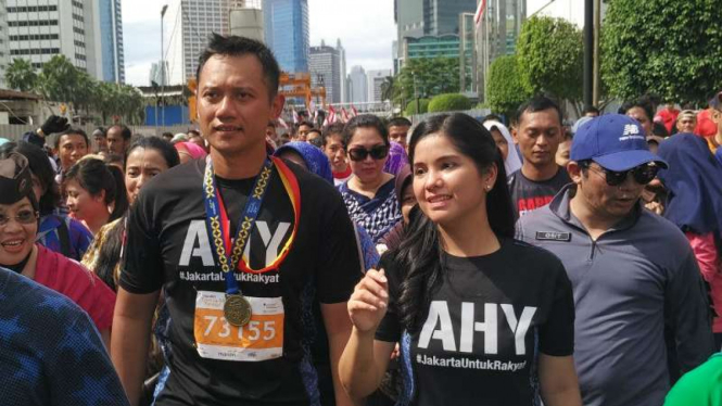 Agus Harimurti Yudhoyono dan Annisa Pohan