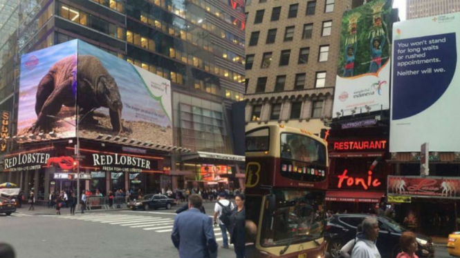 Iklan pariwisata Indonesia di New York, Amerika Serikat