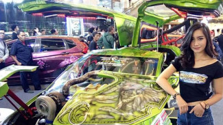 Modifikasi Keren Brio Satya, Terinspirasi Mobil Batman