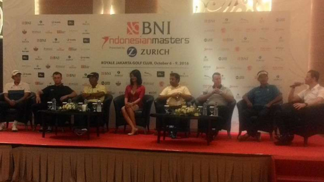 Para atlet golf yang tampil di BNI Indonesia Masters 2016