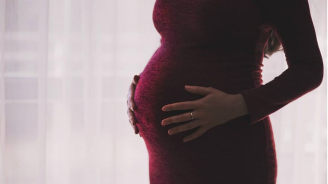 Una foto de una mujer embarazada.