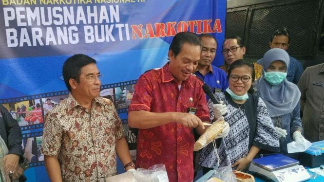 BNN musnahkan barang bukti narkoba