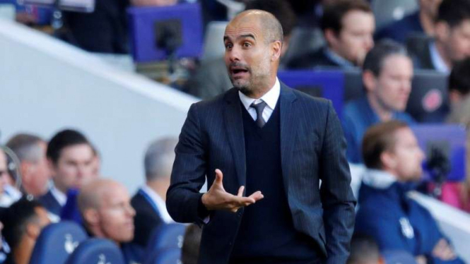 Manajer Manchester City, Pep Guardiola.