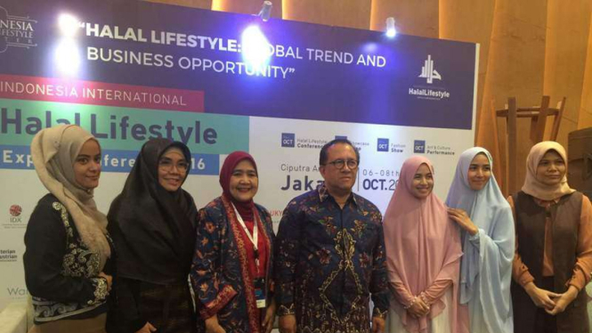 Konferensi pers Indonesia International Halal Lifestyle Expo & Confrence