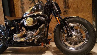 Modifikasi Keren, Harley-Davidson 'Jawir' Berlapis Emas