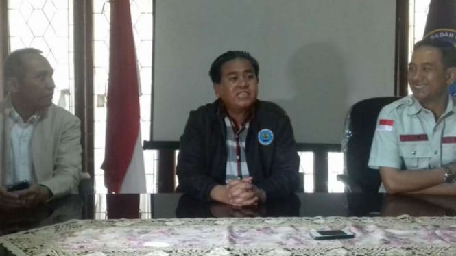 Kepala BNN Provinsi Sumatera Barat, Ali Azhar, dalam konferensi pers di Padang pada Minggu, 9 Oktober 2016.