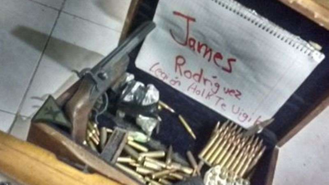 Foto ancaman James Rodriguez