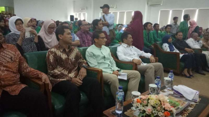 Bakal  calon wakil gubernur DKI Jakarta Sandiaga Uno