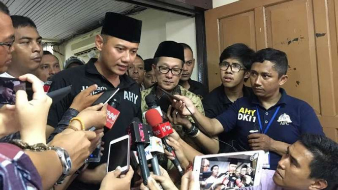 Agus Harimurti Yudhoyono di GOR Yos Sudarso.