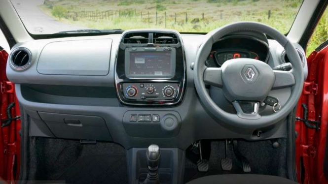 Interior Renault Kwid.