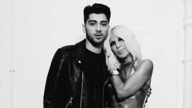 Zayn Malik dan Donatella Versace