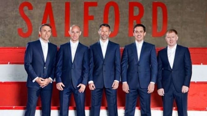 Para legenda Manchester United kompak membeli klub amatir, Salford City FC.