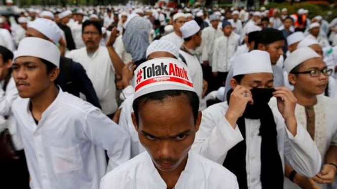 Ilustrasi/Demonstrasi Tolak Ahok di Jakarta